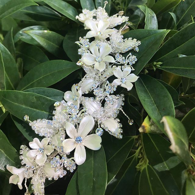 Floral hair clip