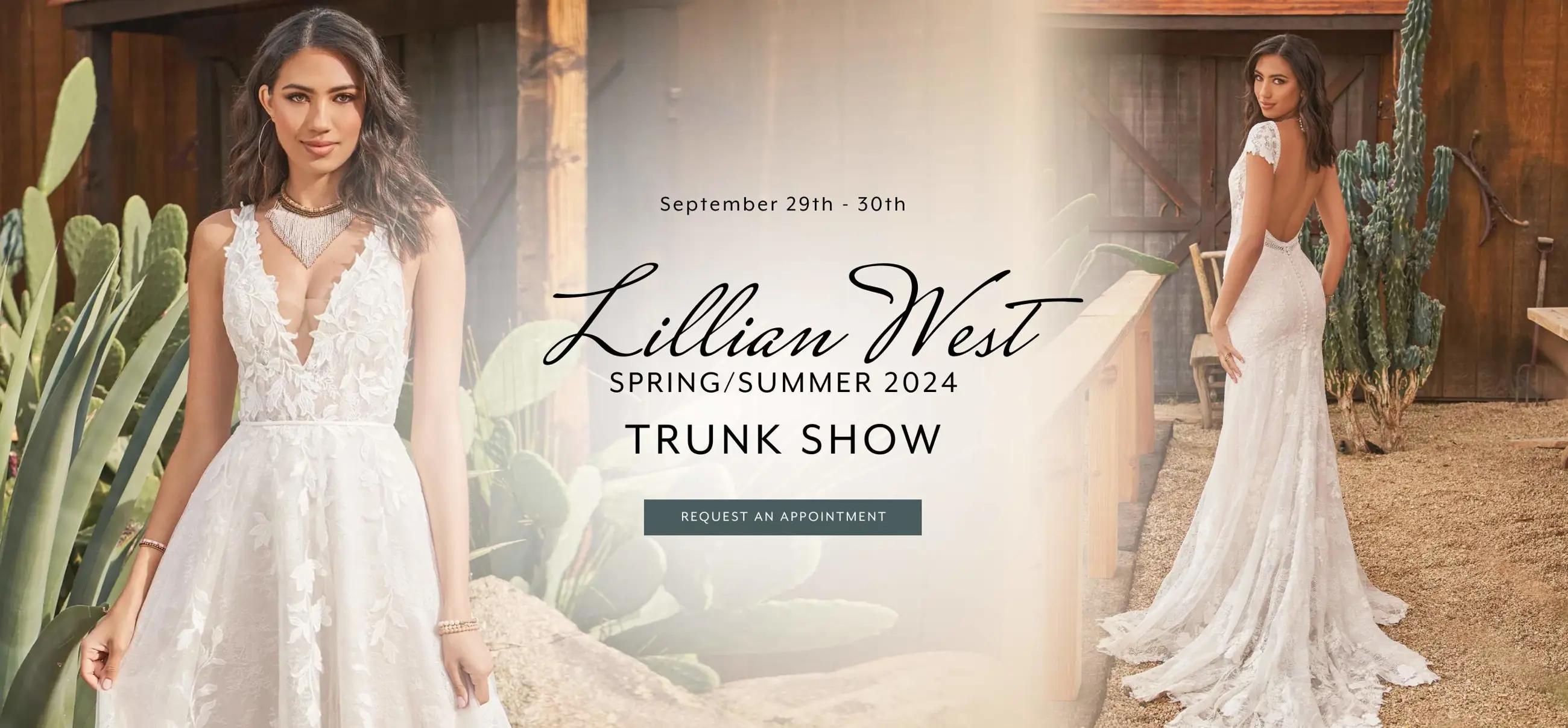 Lillian West Spring/Summer 2024 Trunk Show Banner Desktop