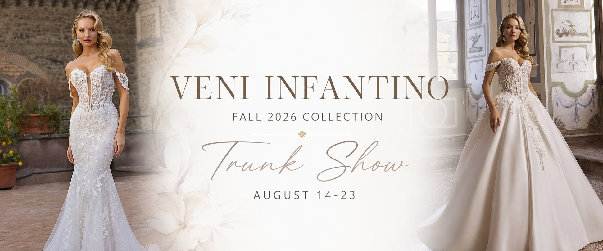 Veni Infantino Trunk Show August 14-23